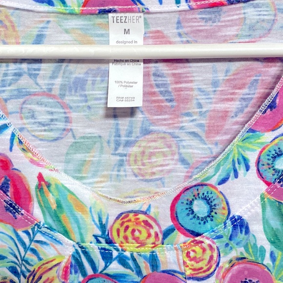 Colorful Cool Breezy Teezer Tee M - Picture 4 of 4
